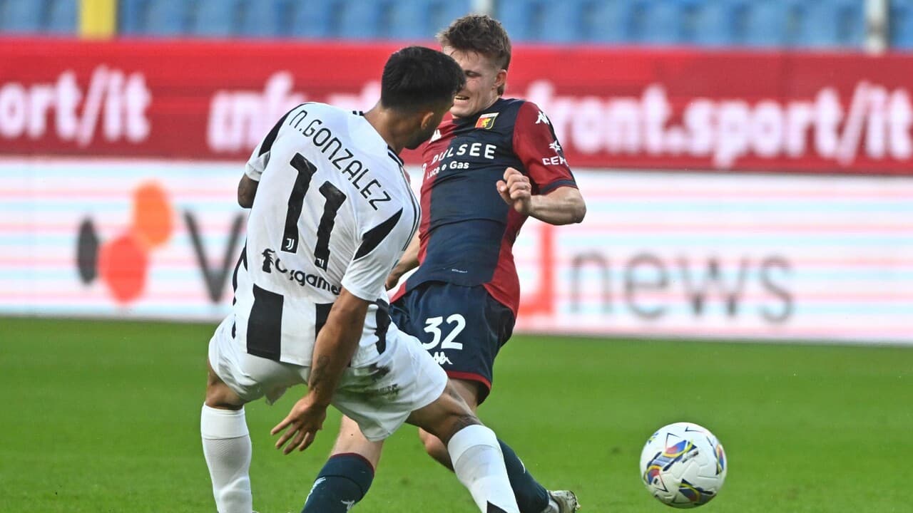 Juve: Nico Gonzalez è tornato alla Continassa