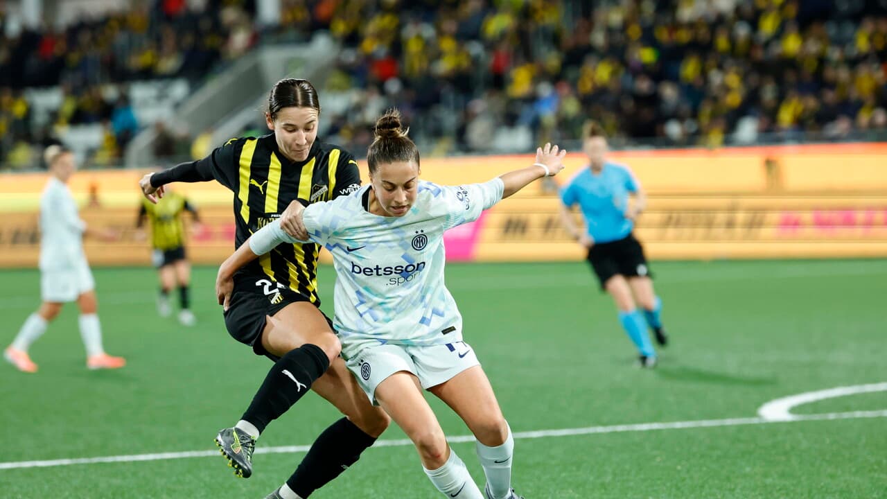 Champions donne: esordio con vittoria per l'Inter Women, battuto l'Häcken