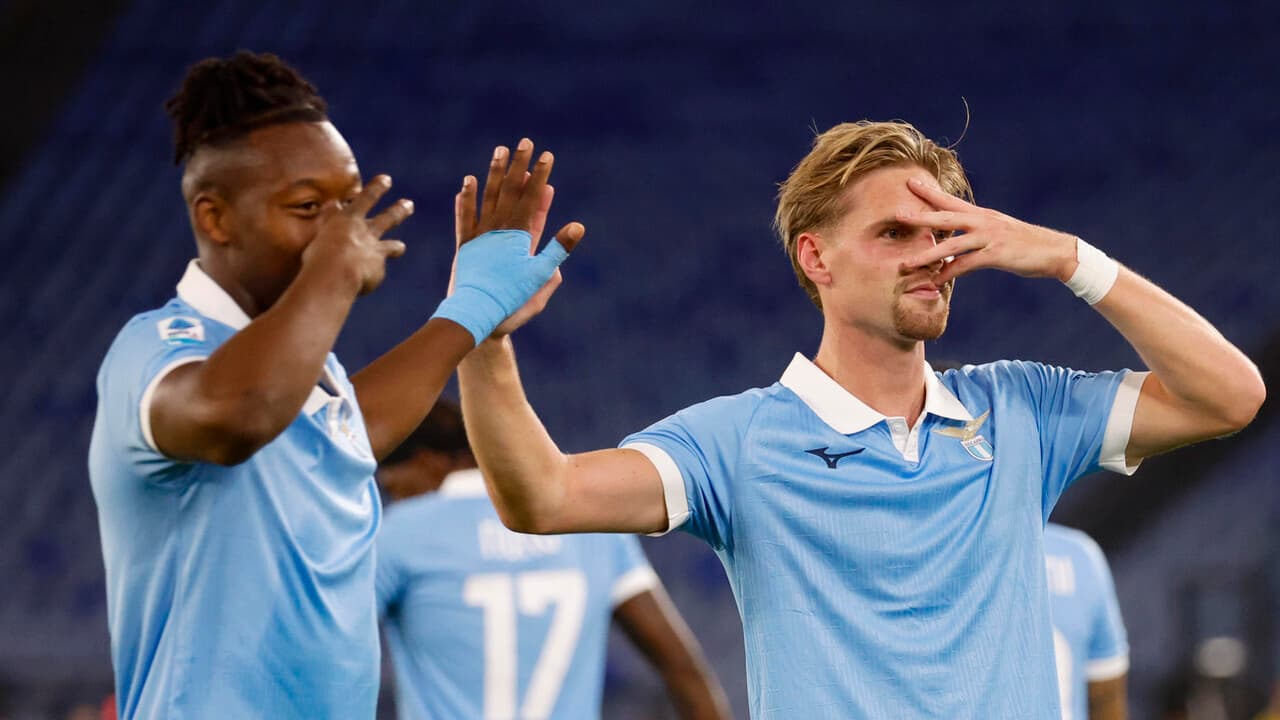 Lazio travolgente in casa Sassuolo, 6-2 e vetta solitaria