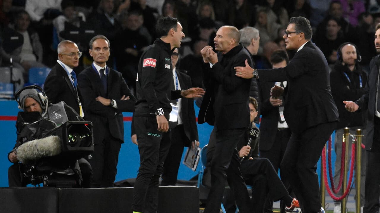 Due giornate di squalifica per Allegri 