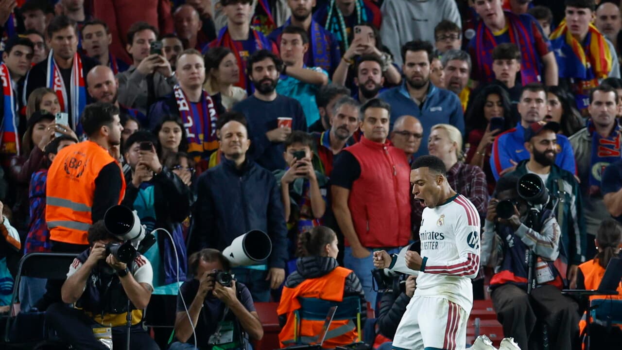 Liga: il Real batte il Barca al Camp Nou