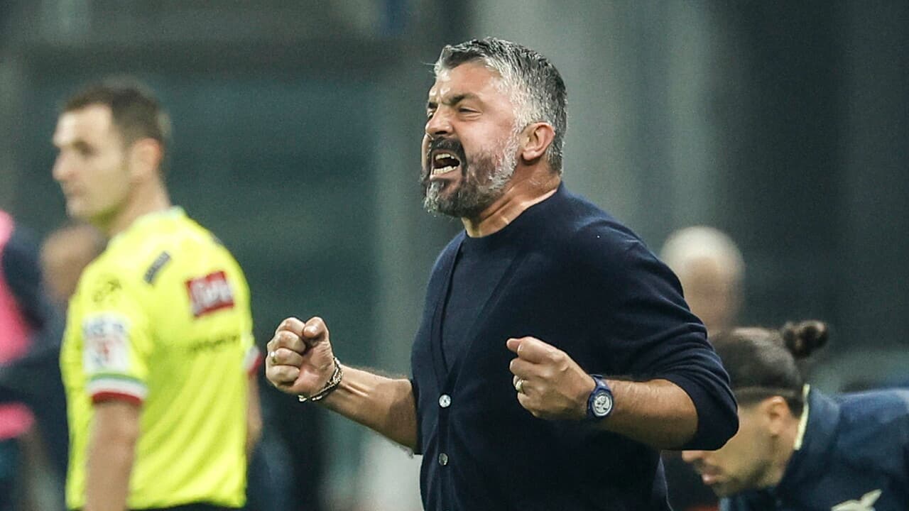 Lazio: Gattuso 'non abituati a certe classifiche, obiettivo sono i 40 punti'