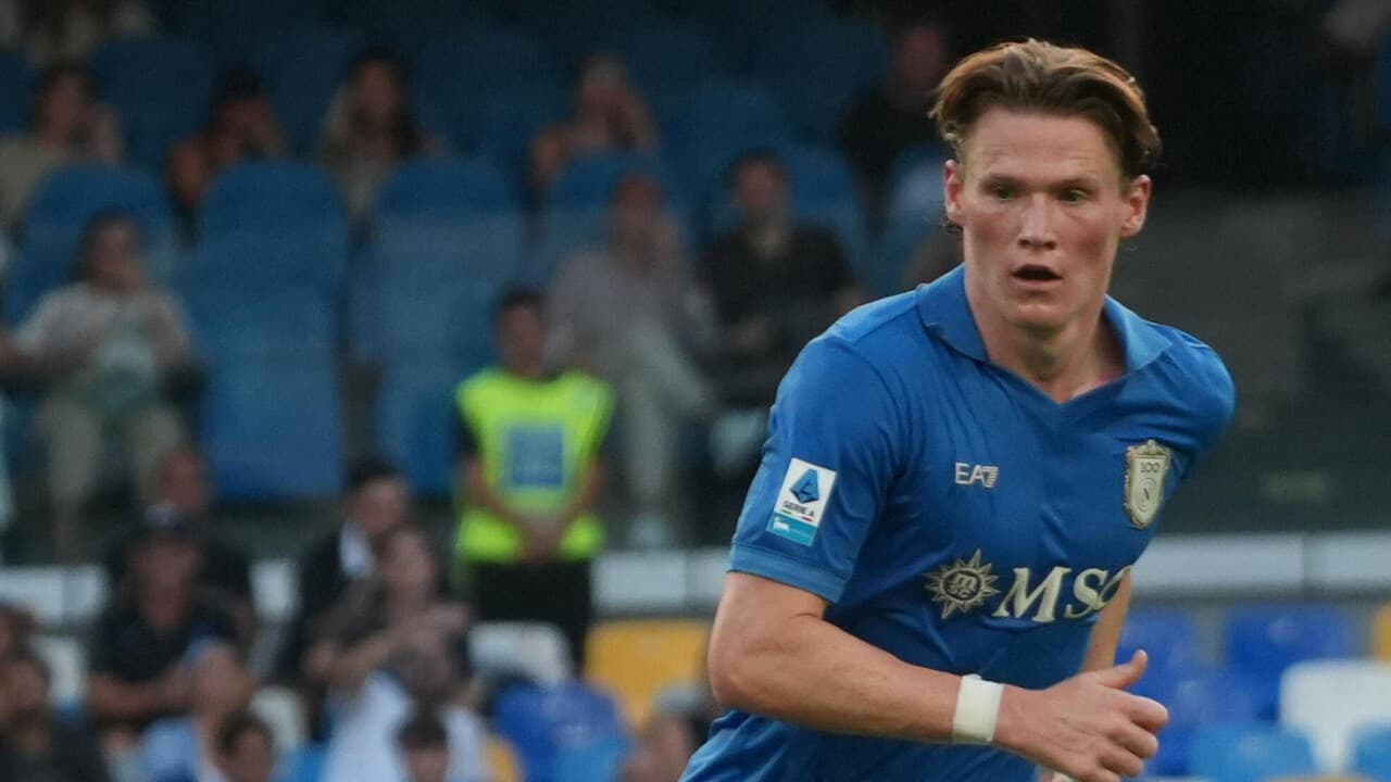 Napoli: c'è l'idoneità agonistica per McTominay, può tornare ad allenarsi