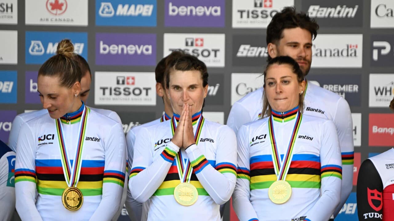 Mondiali di ciclismo, azzurri d'oro nella staffetta mista