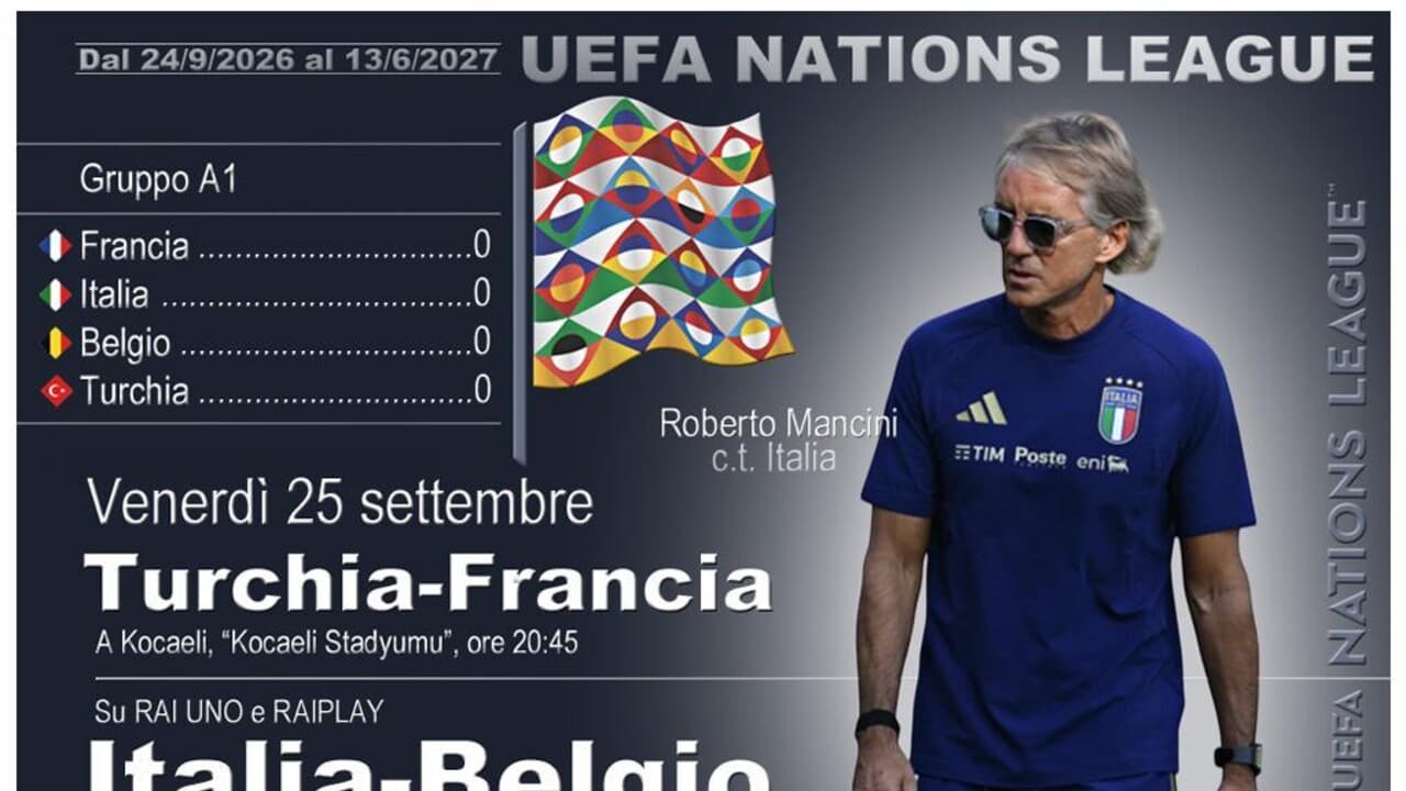 Nations League: Siebert l'arbitro di Italia-Belgio