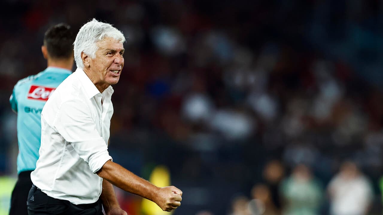 Serie A: Gasperini 'vittoria che vale, è il segnale che la Roma ci crede sempre'