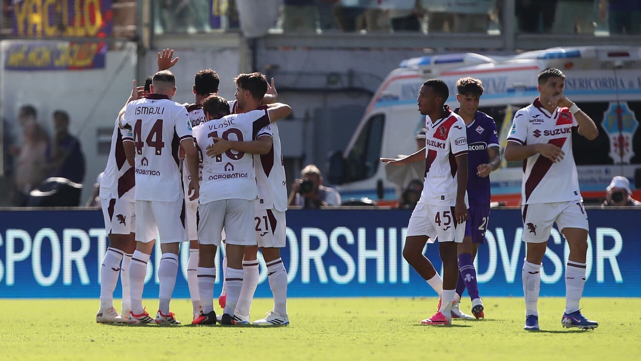 Serie A: Mandragora e Adams ribaltano la Fiorentina, 2-1 Torino al Franchi