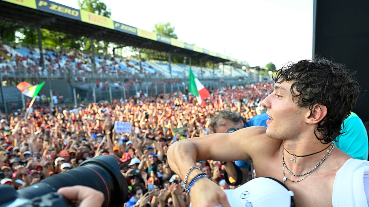 F1: Antonelli 'Monza giorno più bello della mia vita, la folla non finiva mai'