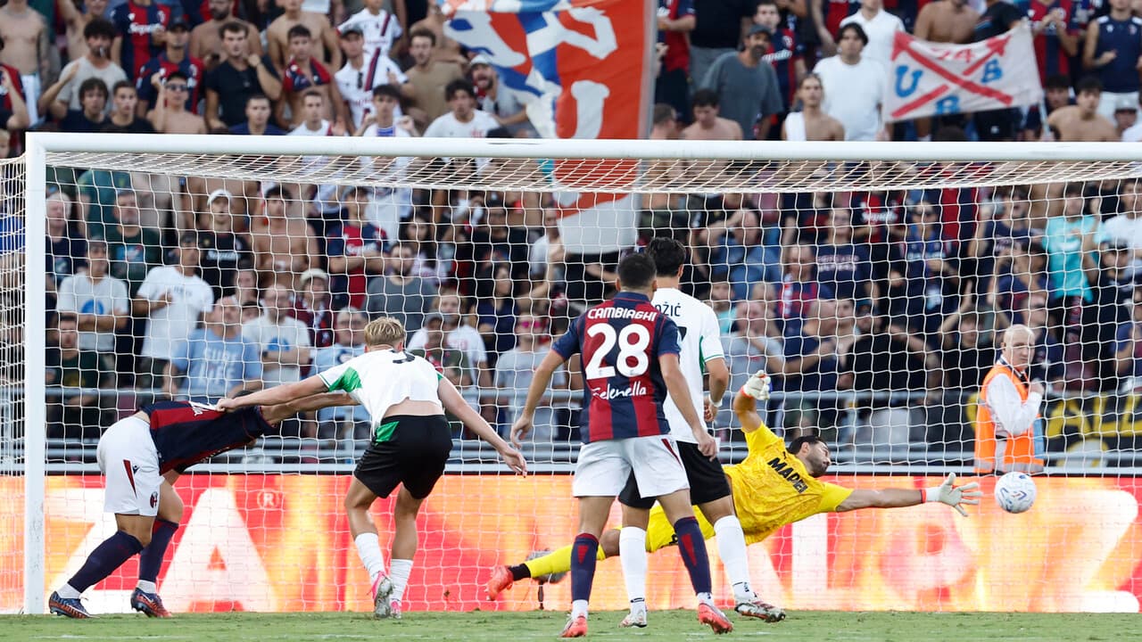 Serie A: Bologna-Sassuolo 2-2