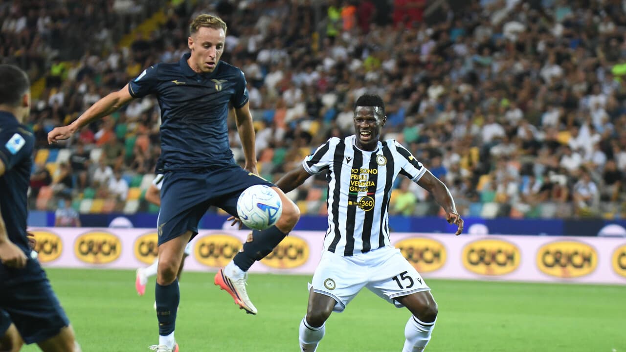 Serie A: ancora Frattesi e poi Gudmundsson, la Lazio ribalta l'Udinese ed è in testa